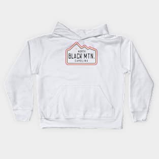 Visiting NC Mountain Cities Black Mountain, NC Neon Range Kids Hoodie